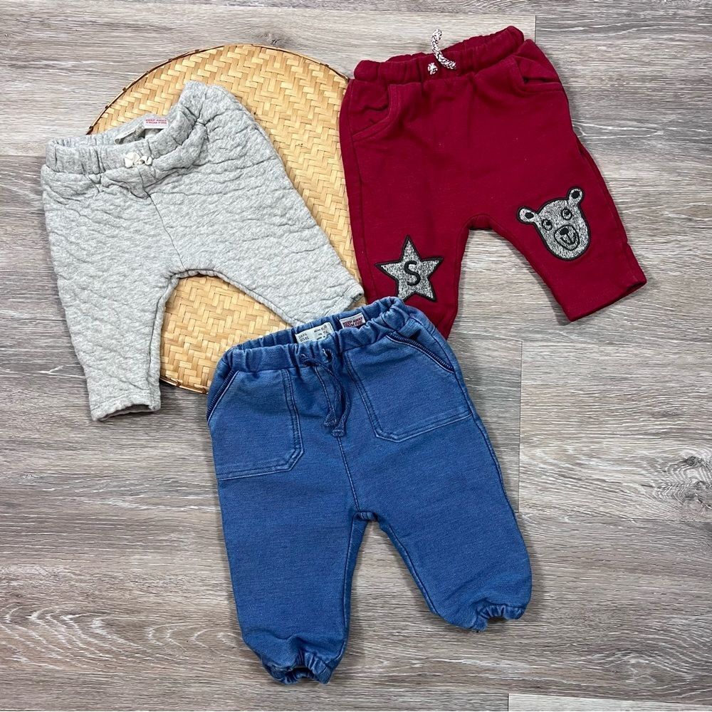 Zara‎ baby boys 6-9 months pants lot